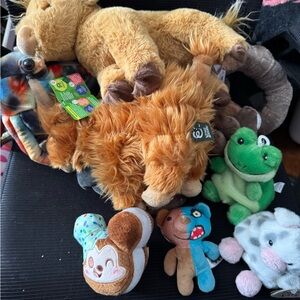 A collection of small stuffed animals